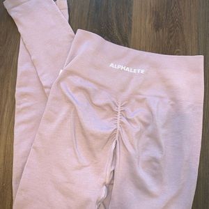 Alphalete leggings size Medium. Lilac pinkish/purplish color